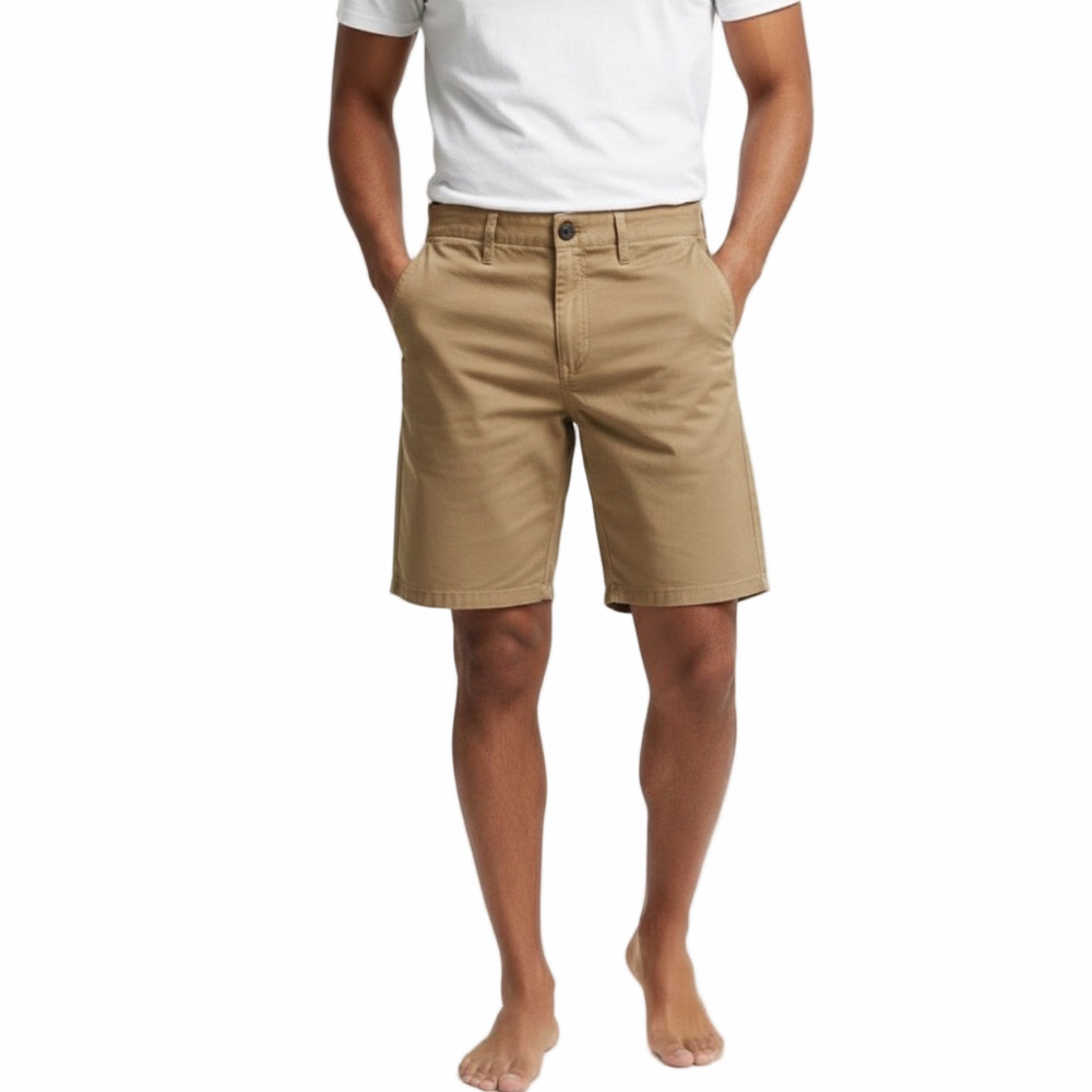 Volcom Button Up Casual Dressy Khaki Shorts Men Size 30” Waist Teen Young Man